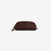 Brown Cork Case with Double Zipper